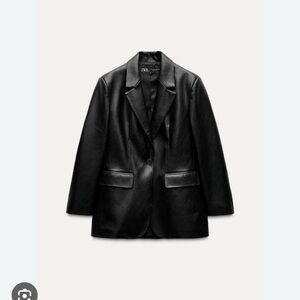 Zara Women’s Faux Leather Jacket